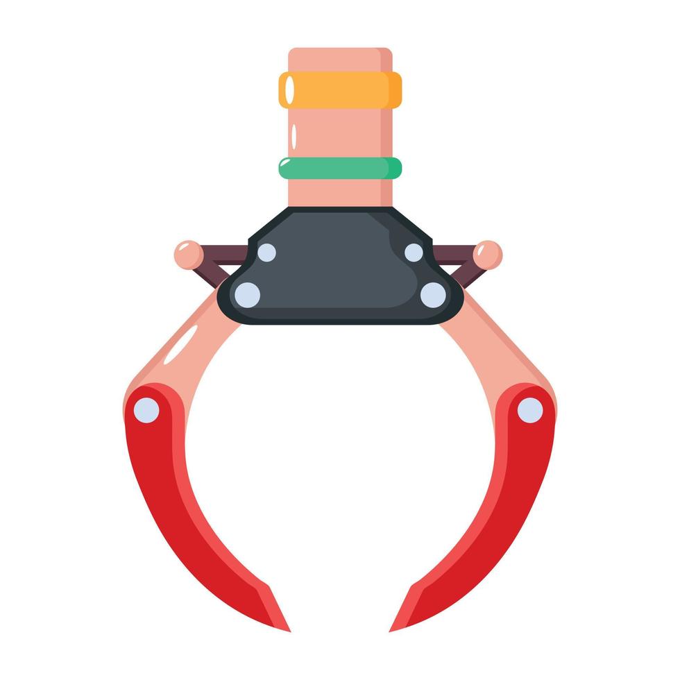 Trendy Mechanical Grabber vector