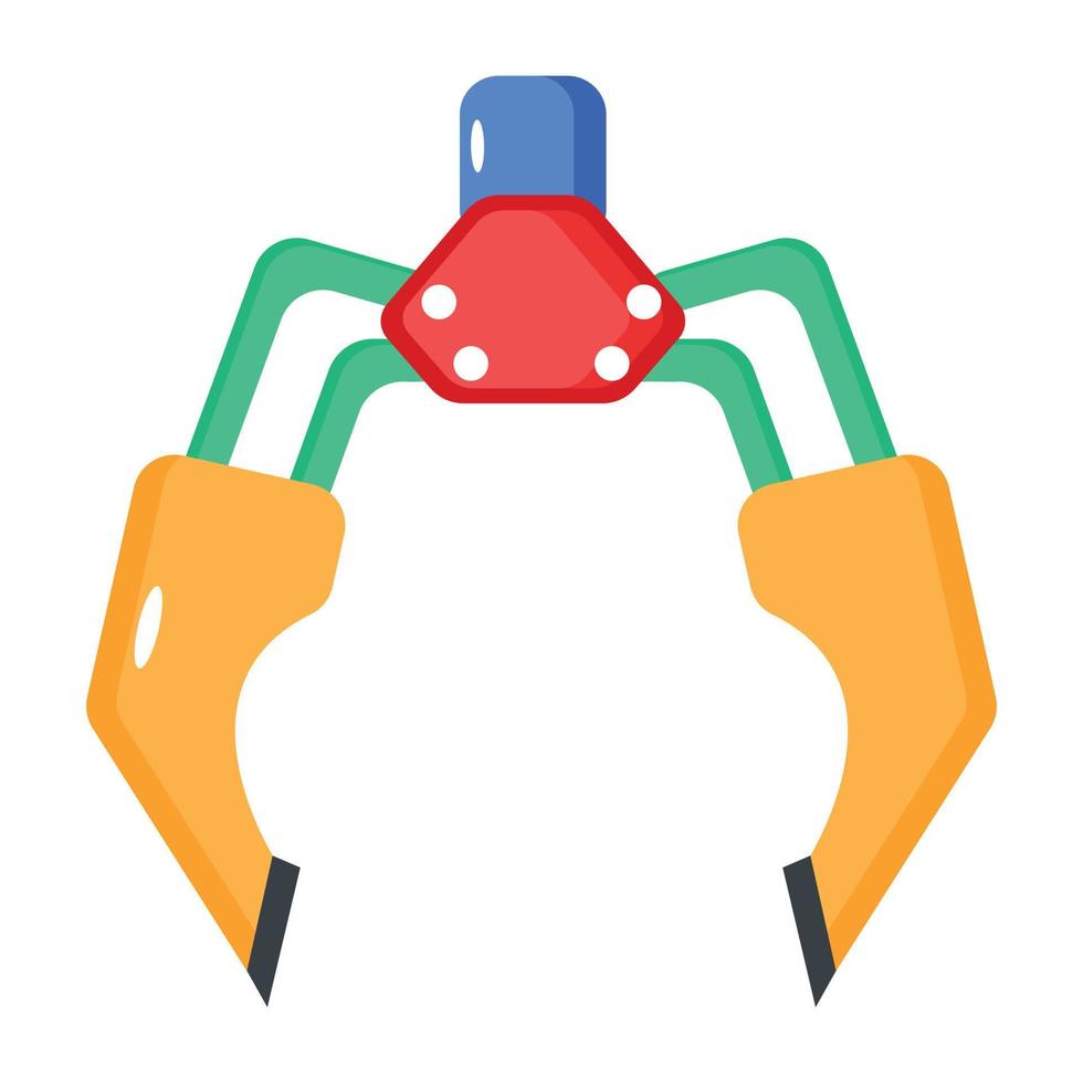 Trendy Grabber Arm vector