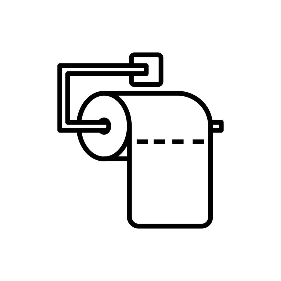 tissue toilet icon vector