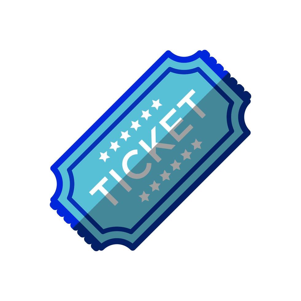 ticket icon design vector