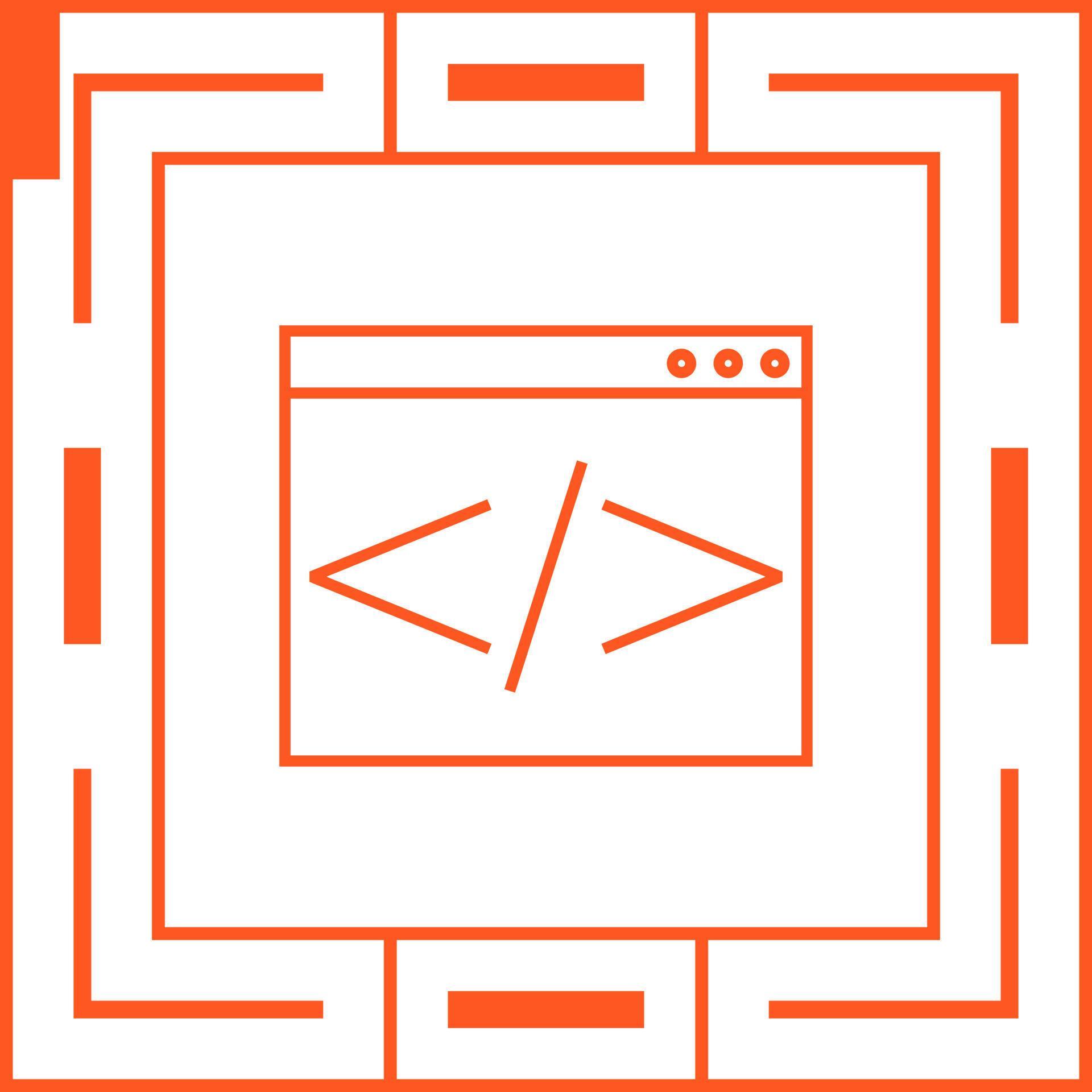 Html Coding Vector Icon 23151109 Vector Art at Vecteezy