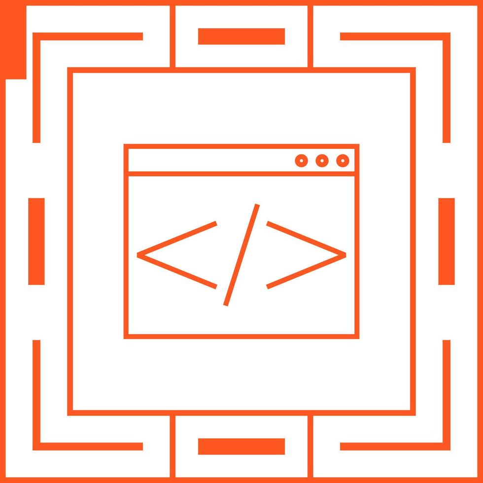 Html Coding Vector Icon