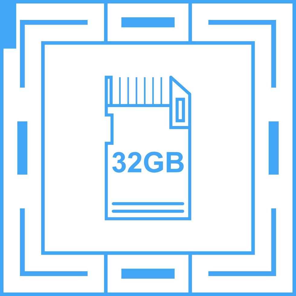 Data Storage Vector Icon
