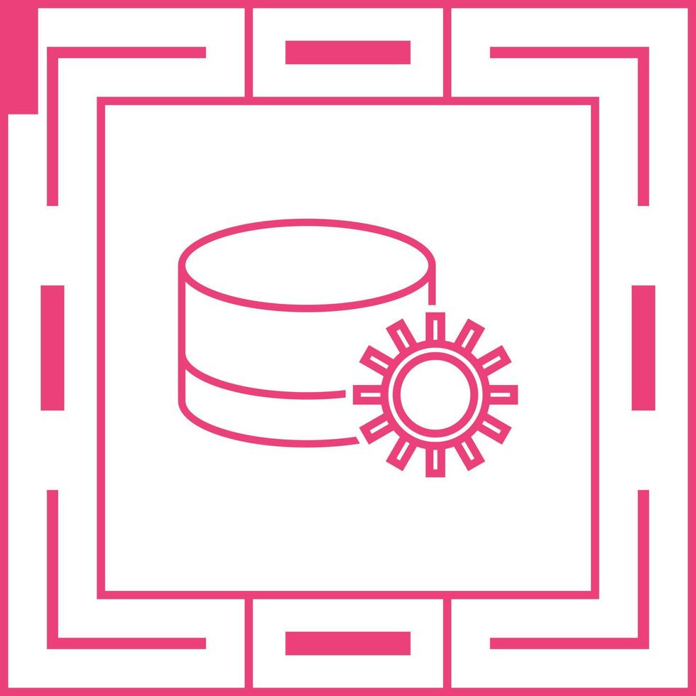 Database Setting Vector Icon 23151515 Vector Art at Vecteezy