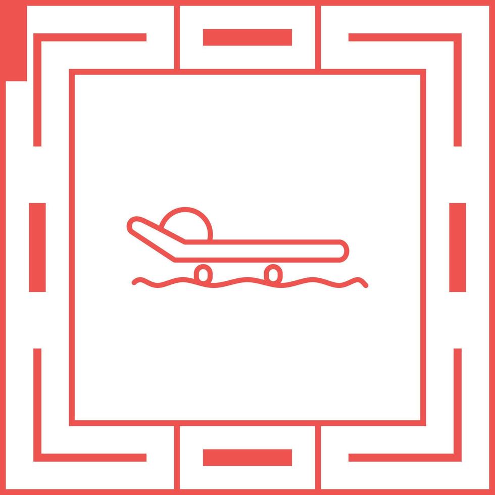 Sled with seat Vector Icon