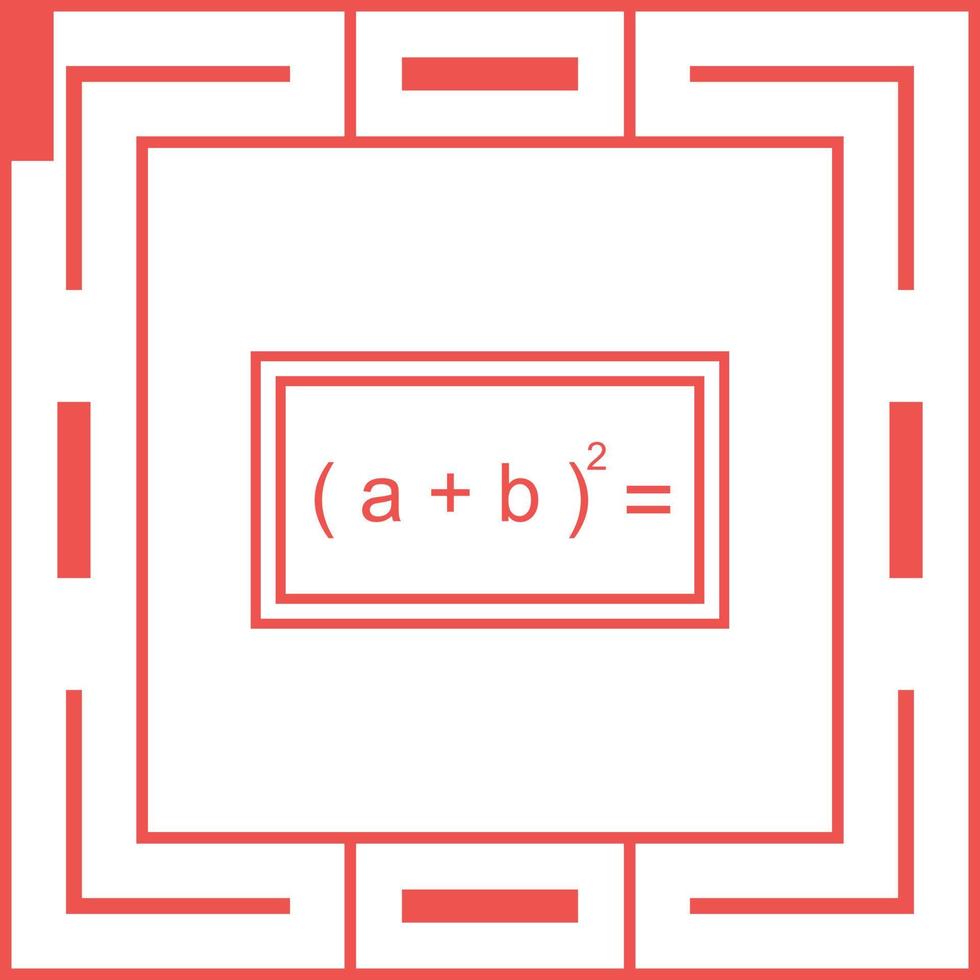 Formula Vector Icon