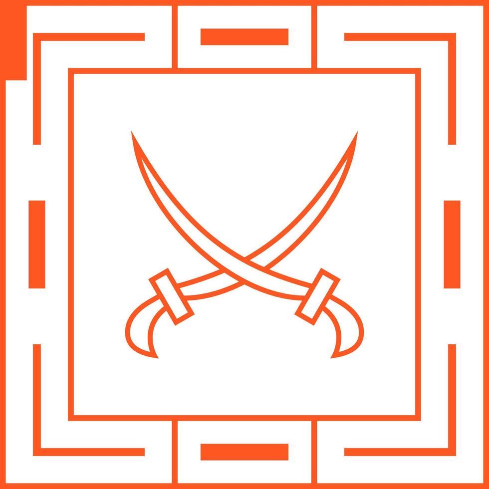 Two Swords Vector Icon