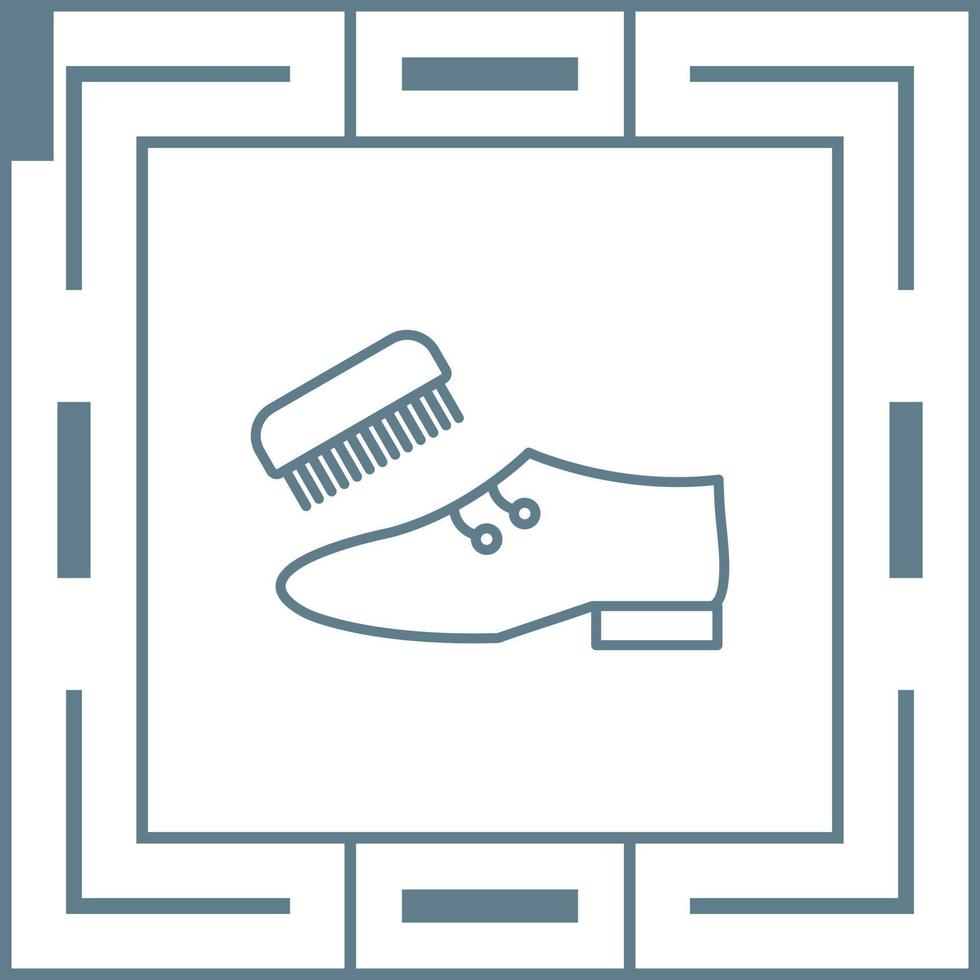 Shoe Polishing Vector Icon