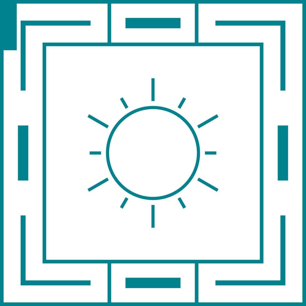 Sun Vector Icon
