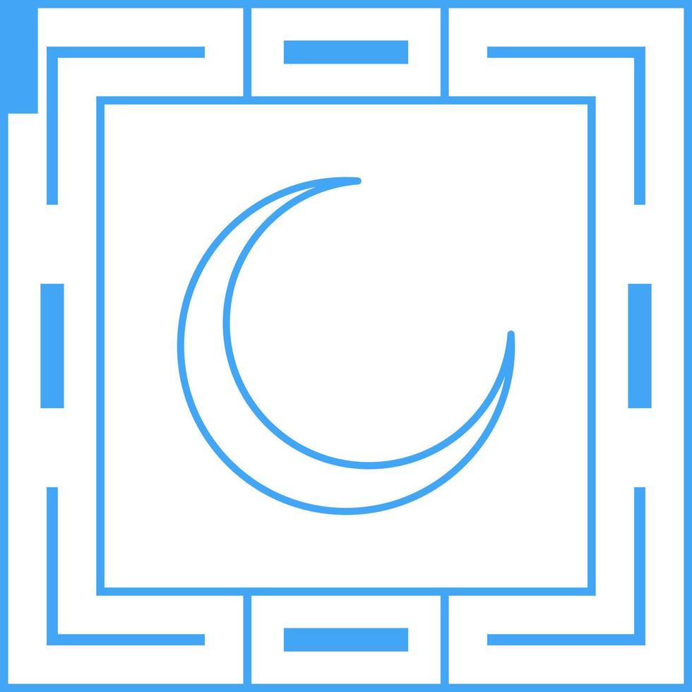 New Moon Vector Icon