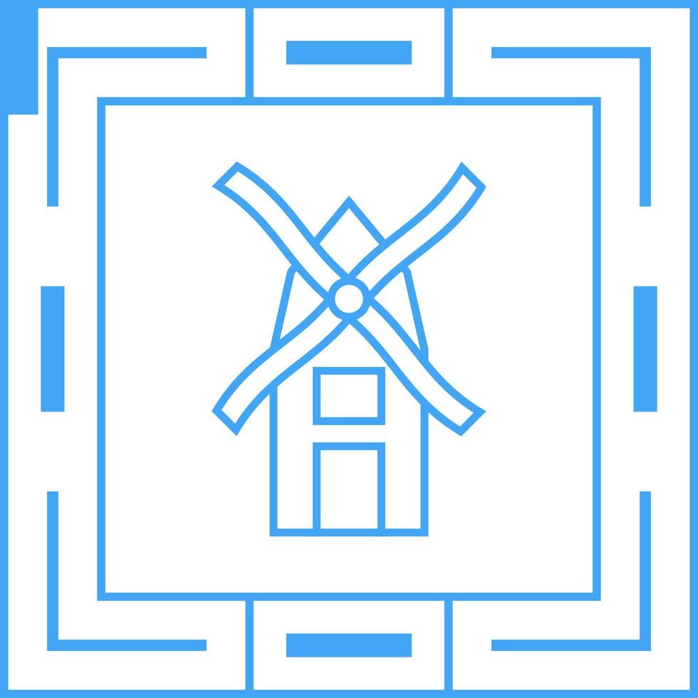 Windmill Vector Icon
