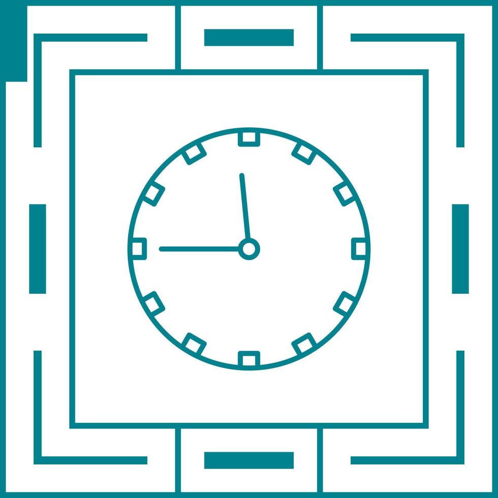 Wall Clock Vector Icon