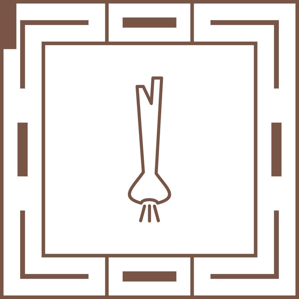 Spring Onion Vector Icon