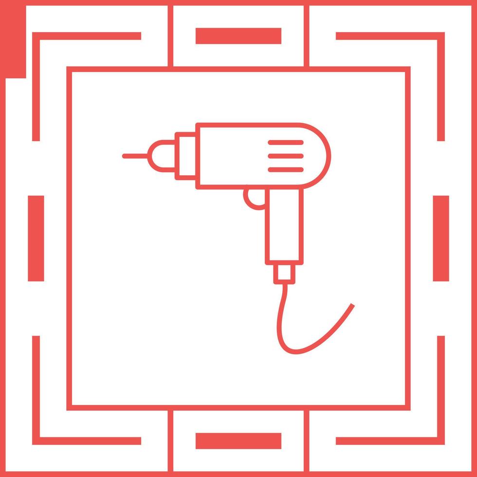 Drill Machine Vector Icon