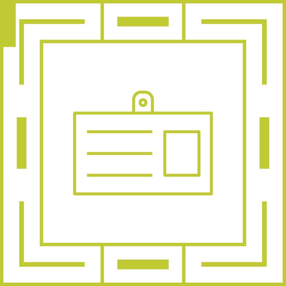 Pass Card Vector Icon