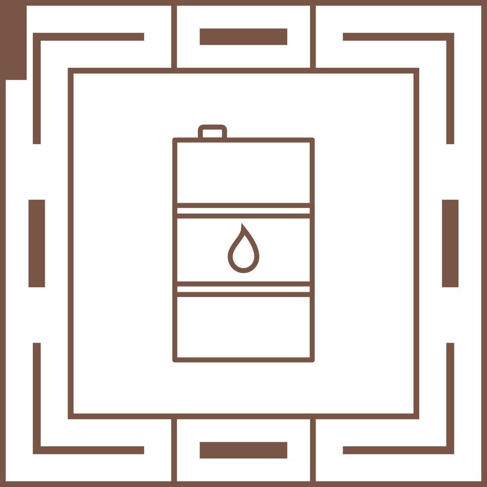 icono de vector de barril de petróleo