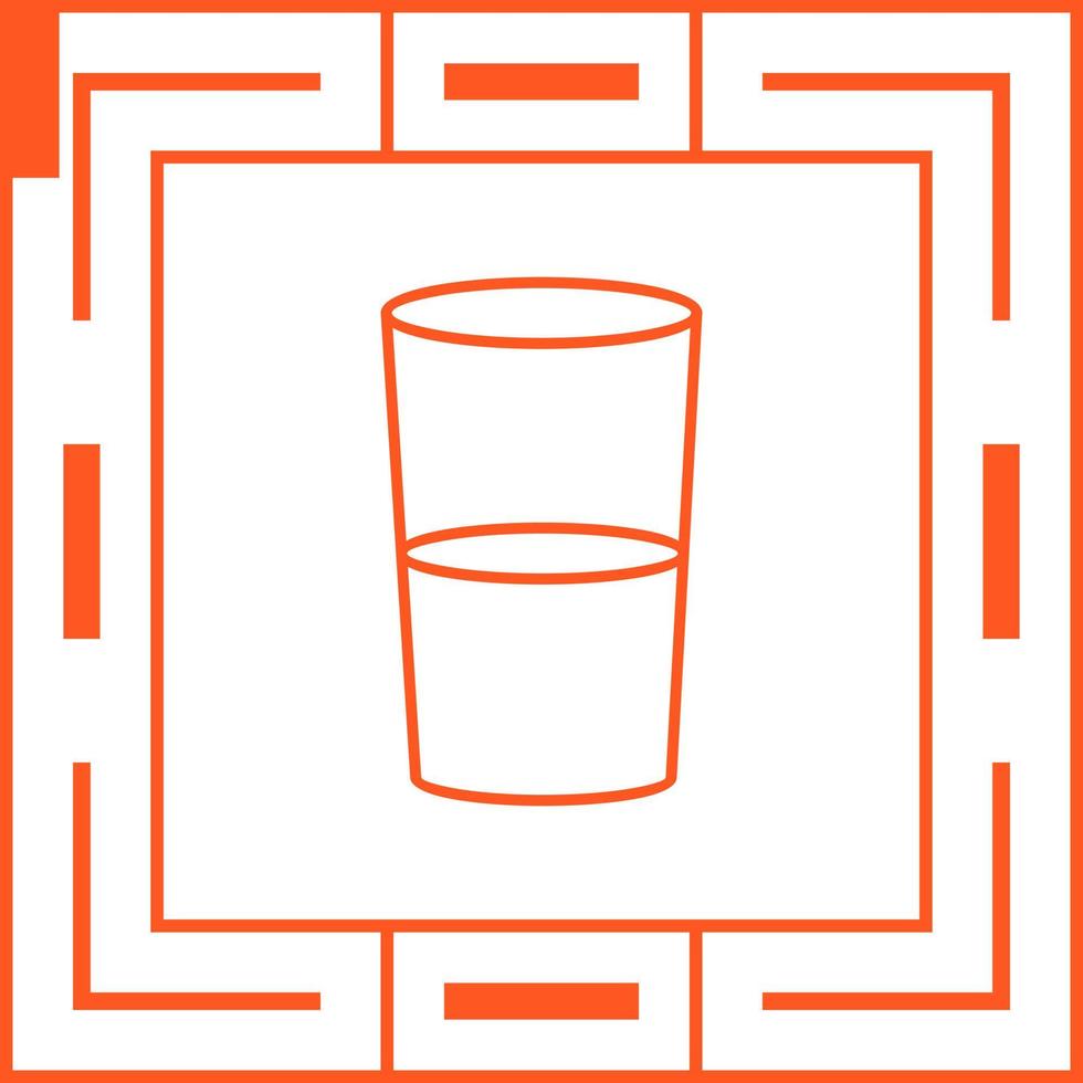 Water Glasses Vector Icon