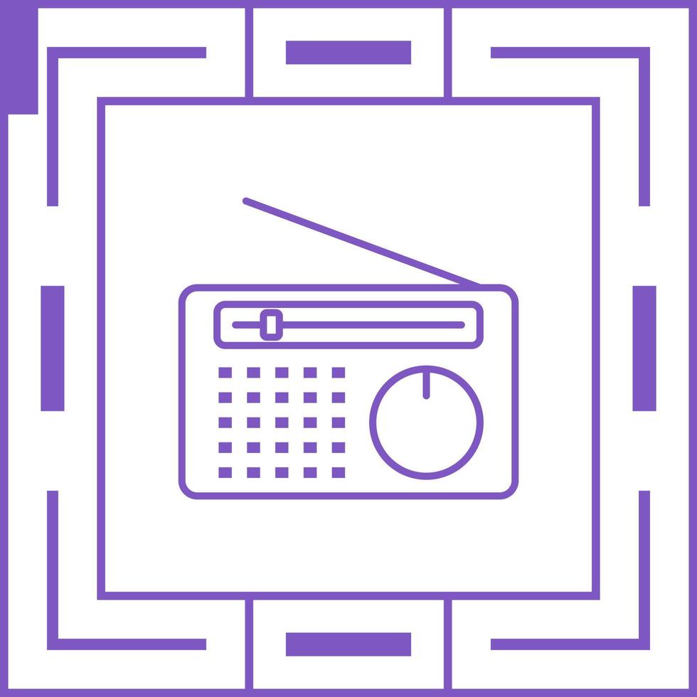 Radio Vector Icon