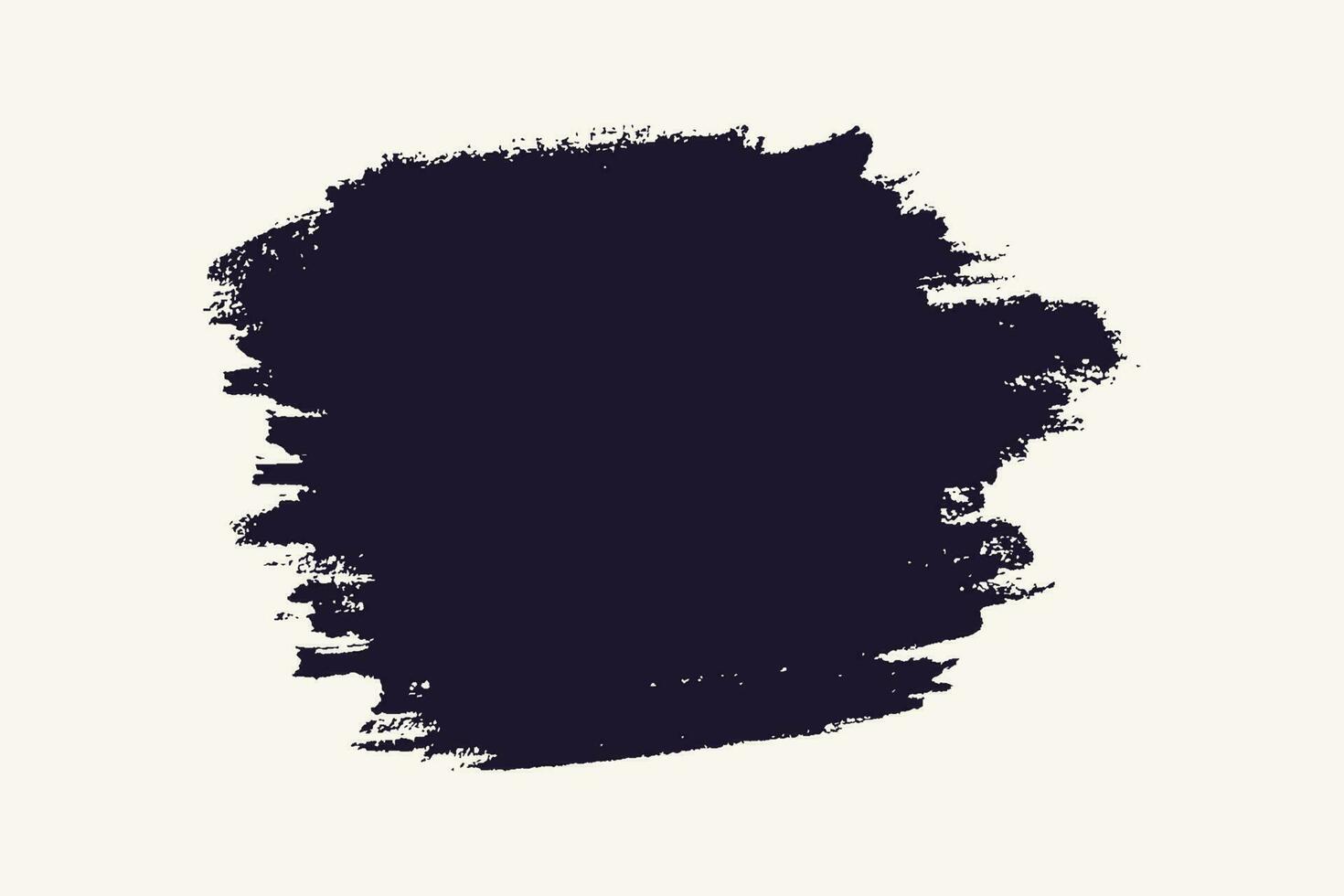 Black watercolor brush stroke vector