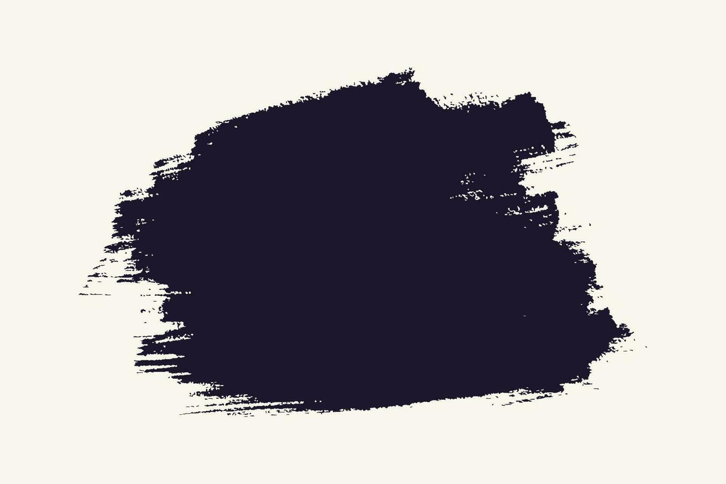 Vector black brush strokes illustration