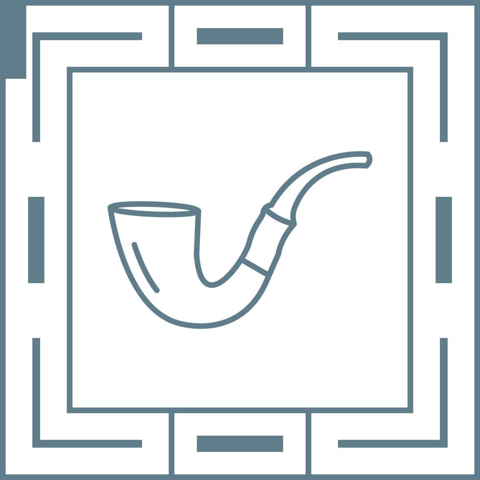 Cigar Pipe Vector Icon