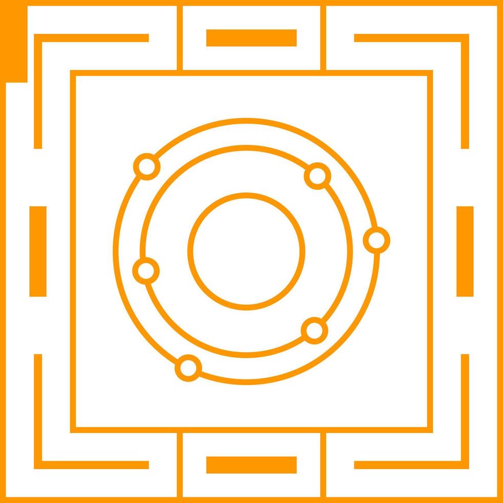 Atomic Structure Vector Icon