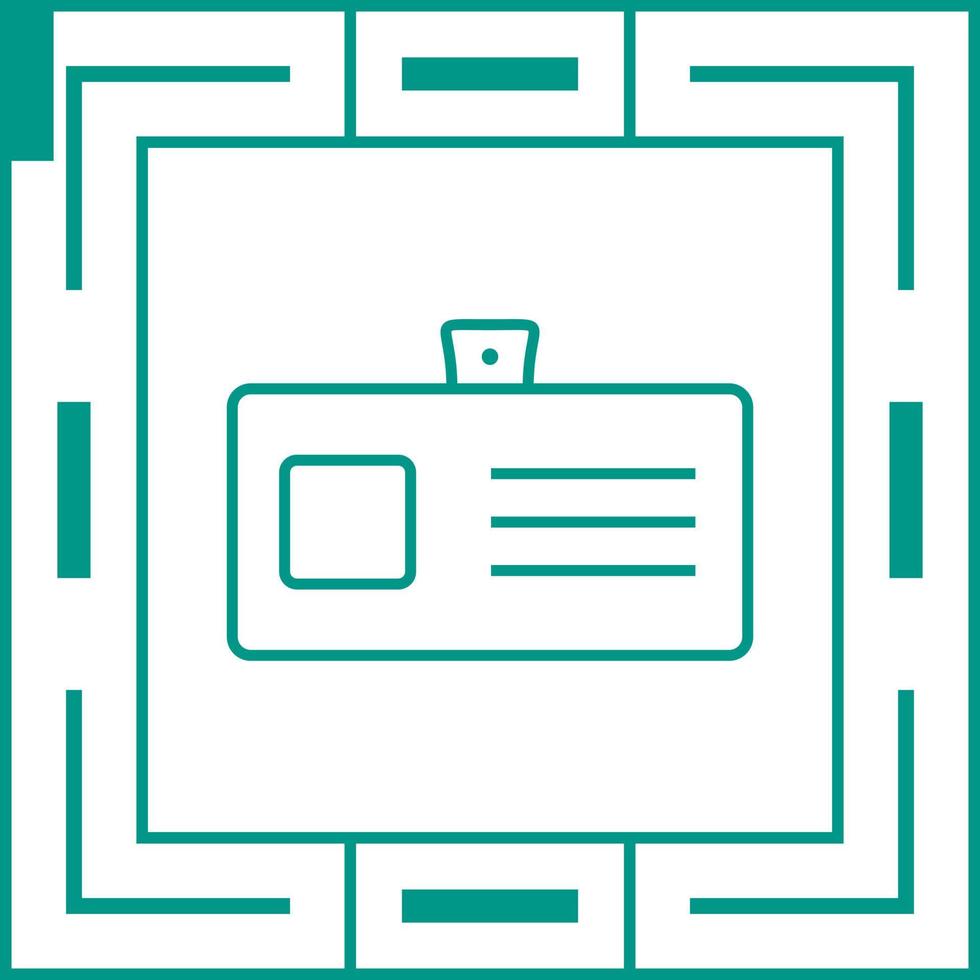 Identity Card Vector Icon