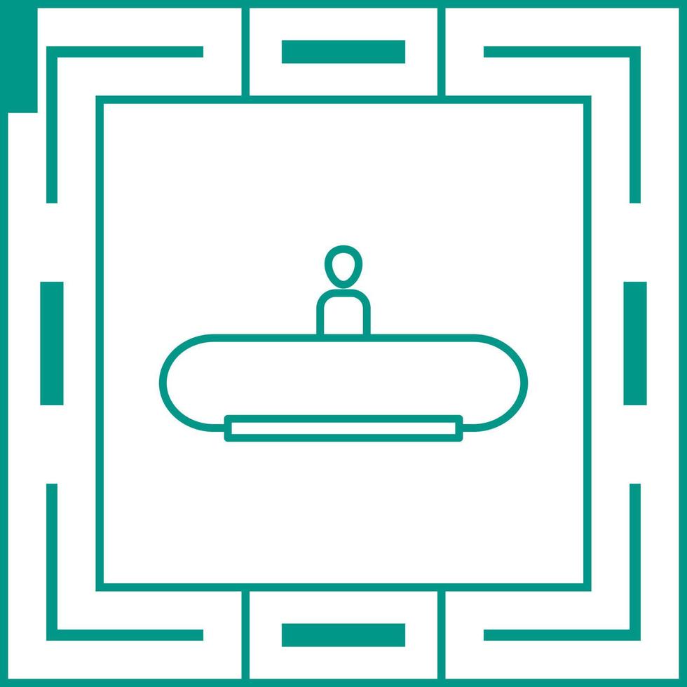Horizontal Escalator Vector Icon
