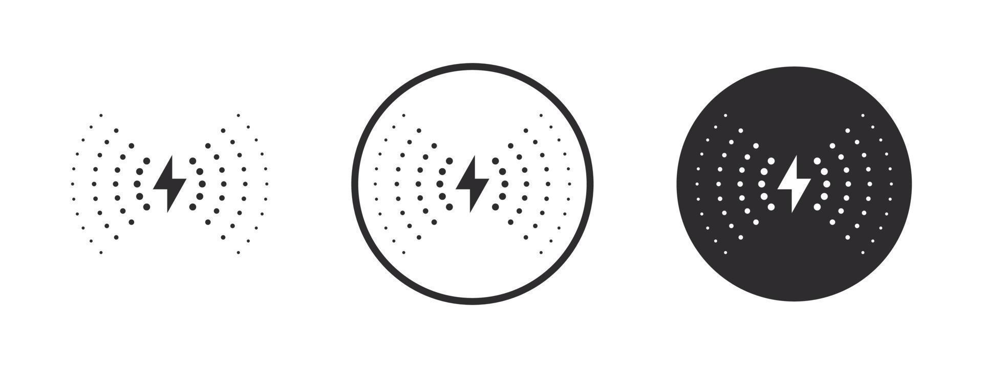 Modern wireless charger icons. Cordless charger. Phone charge simple illustration. Vector scalable graphics