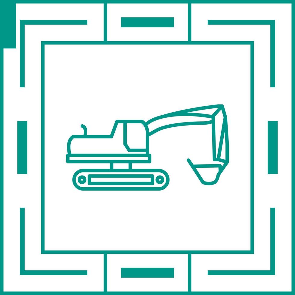 Excavator Vector Icon