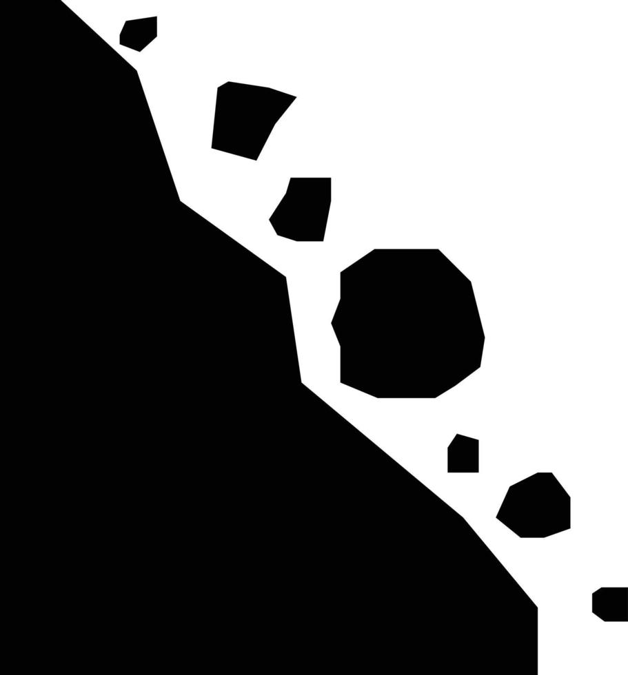Warning. Beware of Falling Debris vector
