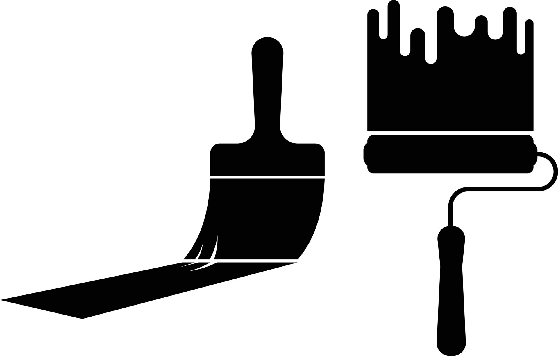 Caution, Wet Paint Icon. Wet Paint Warning Sign 23154531 Vector Art at