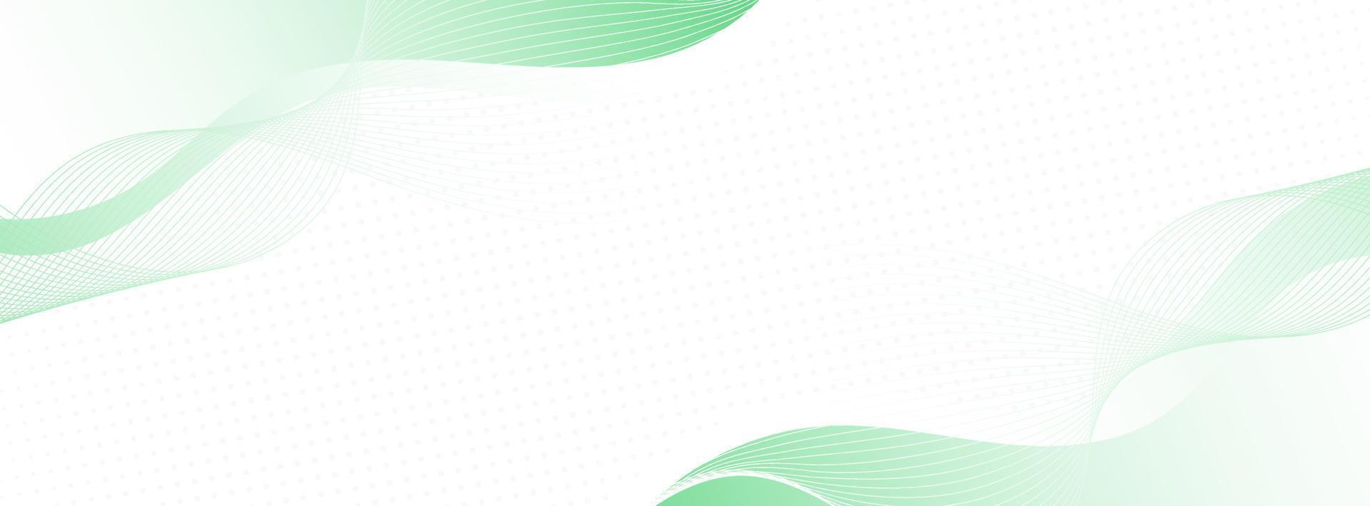 Modern banner background. colorful, white green gradation, memphis style eps 10 vector