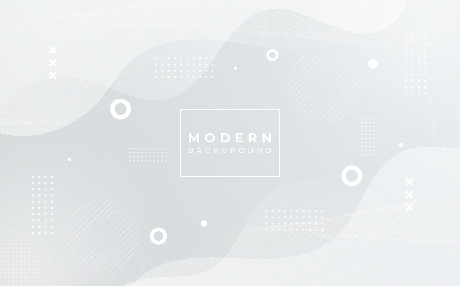 Modern background, abstract geometric style, white and gray gradation, memphis eps 10 vector