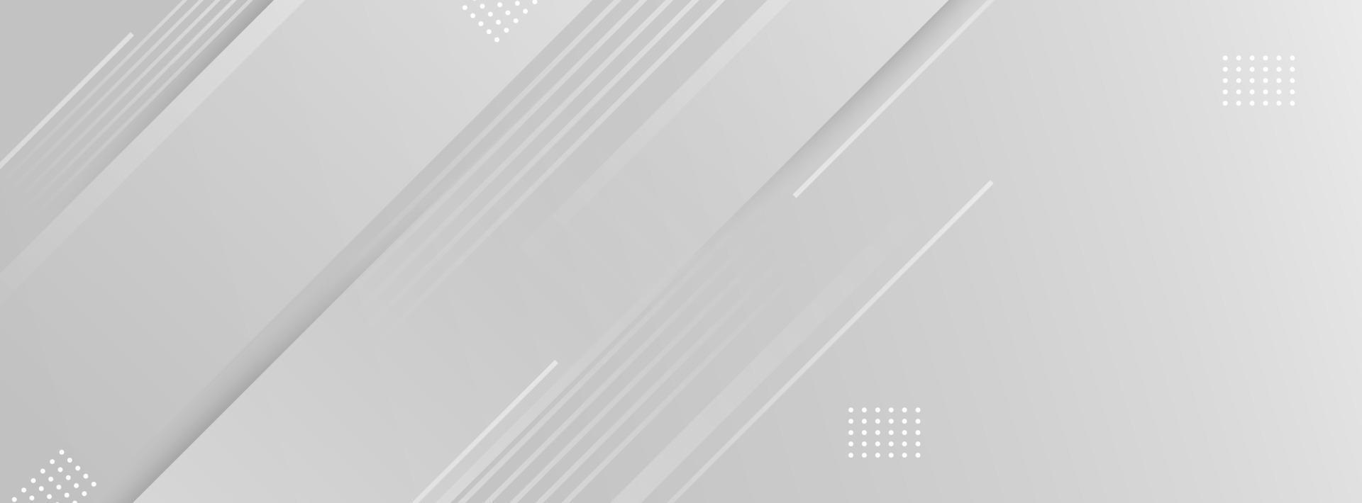 Modern banner background. colorful, white and gray gradation, slash pattern, memphis eps 10 vector