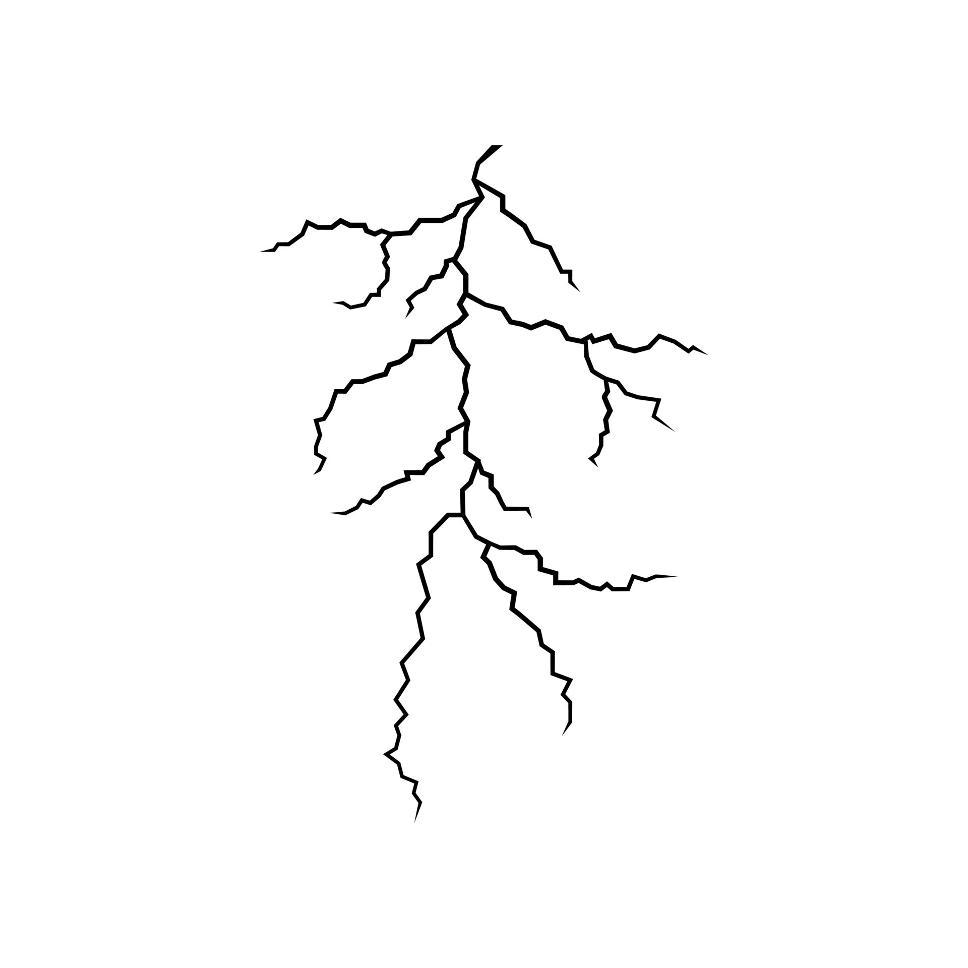 Lightning icon vector. storm illustration sign. weather symbol or logo ...