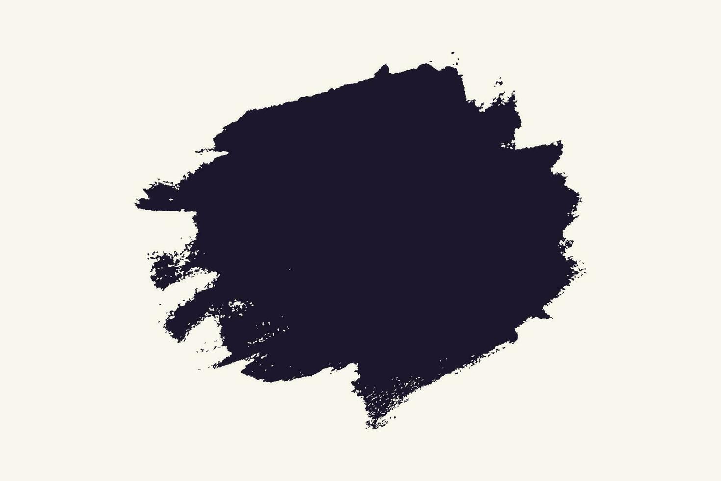 Black vector brush stroke