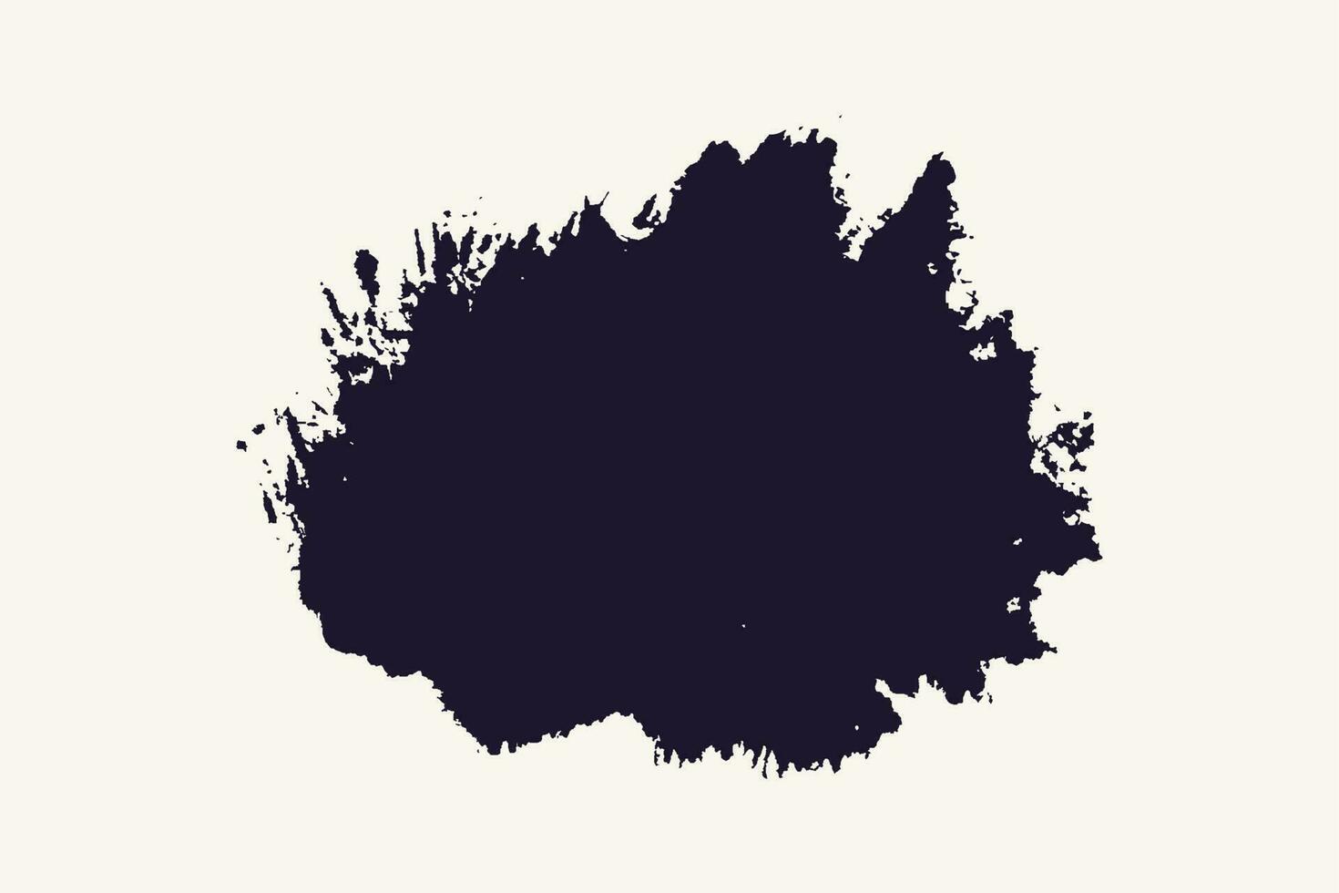 Burst and splatter grunge brush stroke design vector