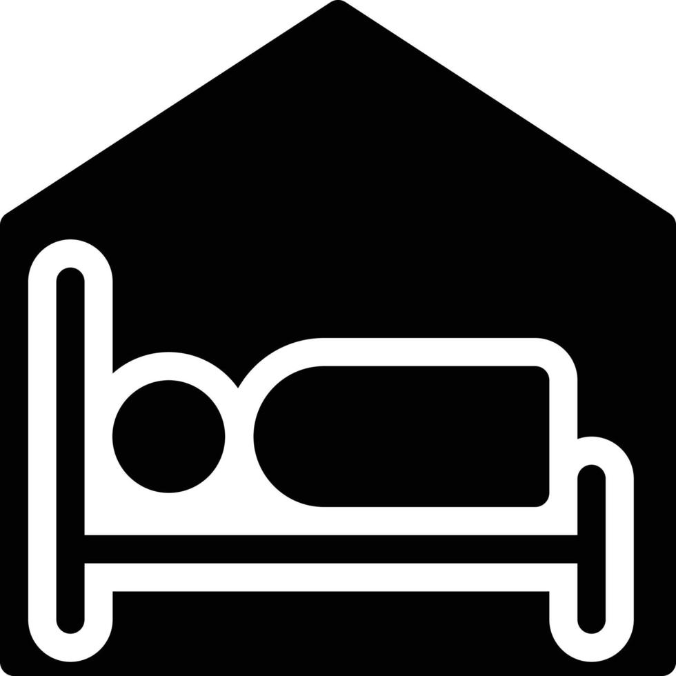 ilustración de vector de hotel en un fondo. símbolos de calidad premium. iconos vectoriales para concepto y diseño gráfico.