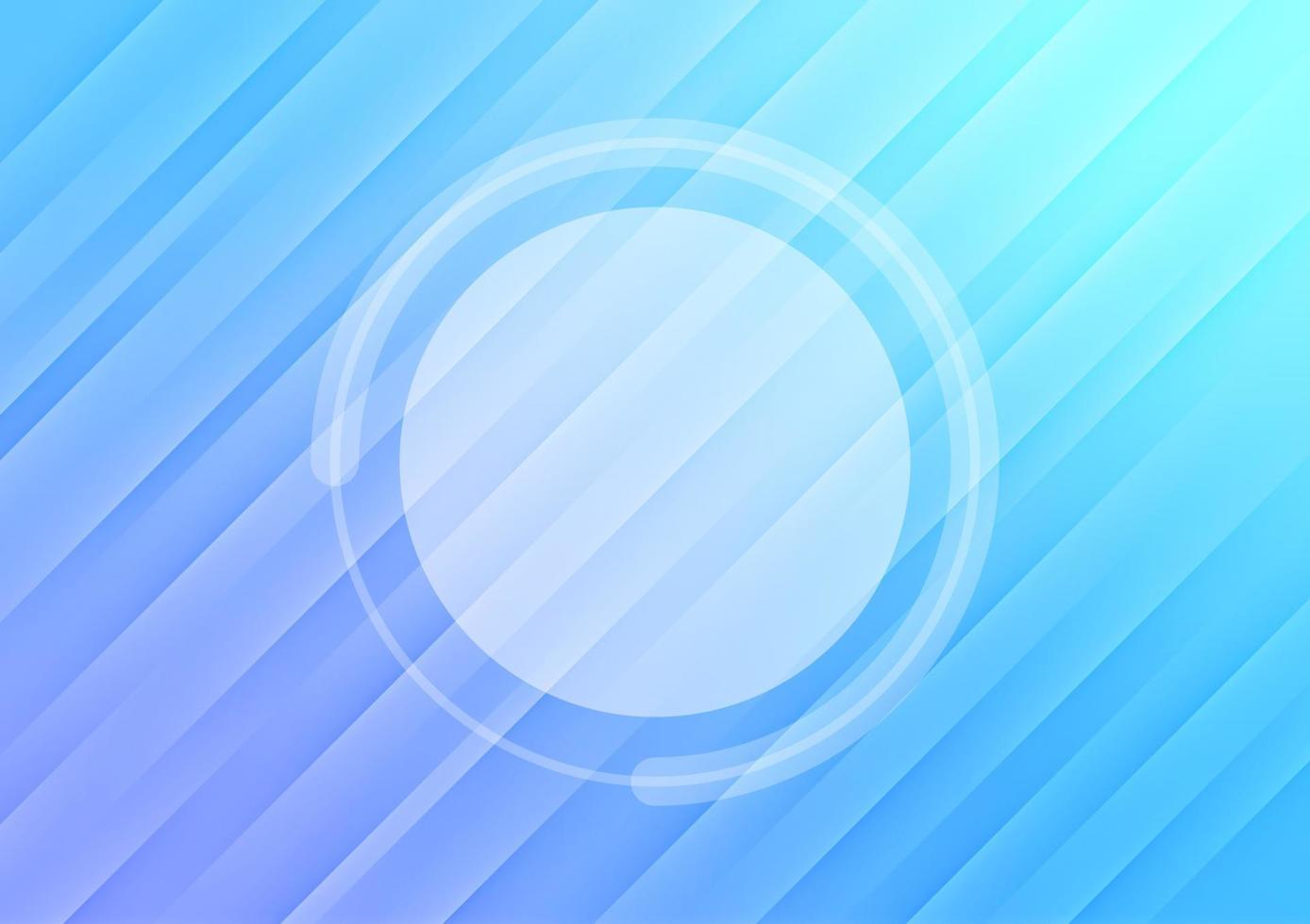 Modern style blue gradient line circle center graphics  presentation background vector