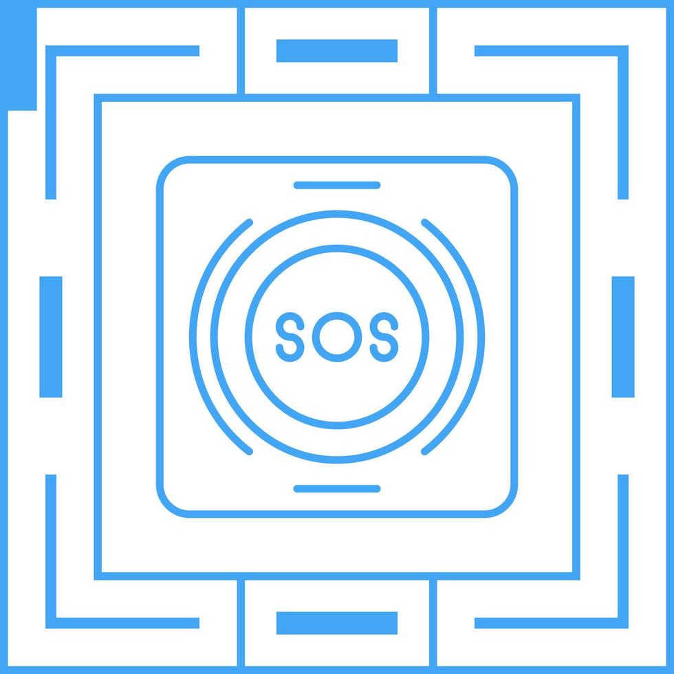 Emergency Button Vector Icon