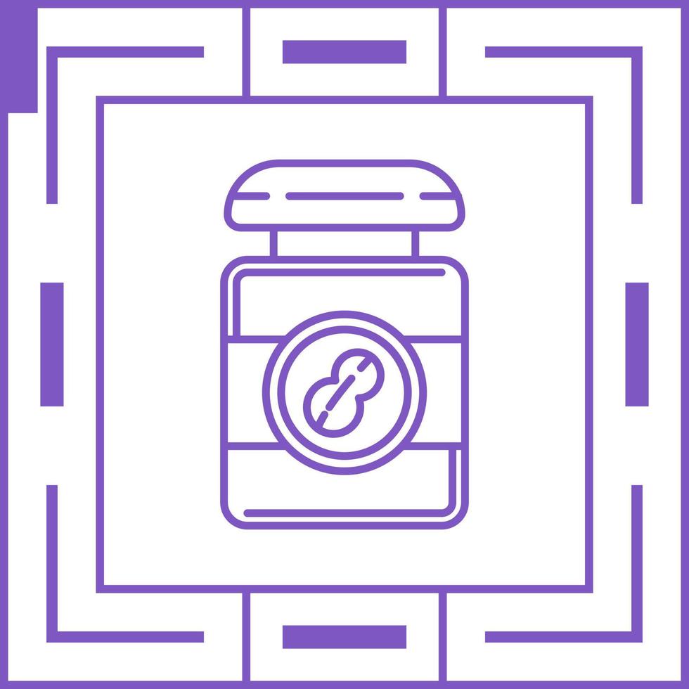 Peanut Butter Vector Icon