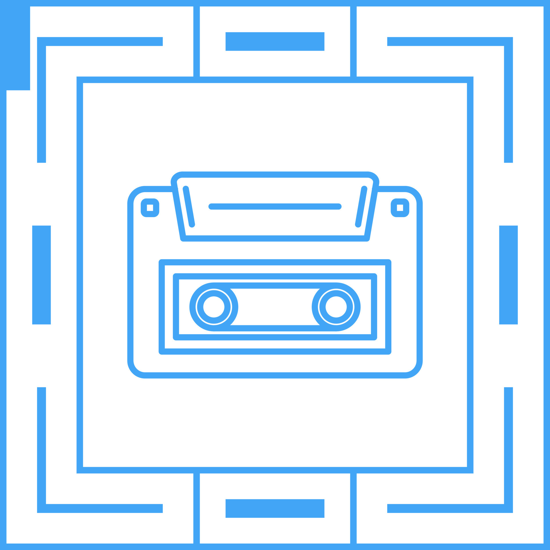 Tape Recorder Vector Icon 23156223 Vector Art at Vecteezy