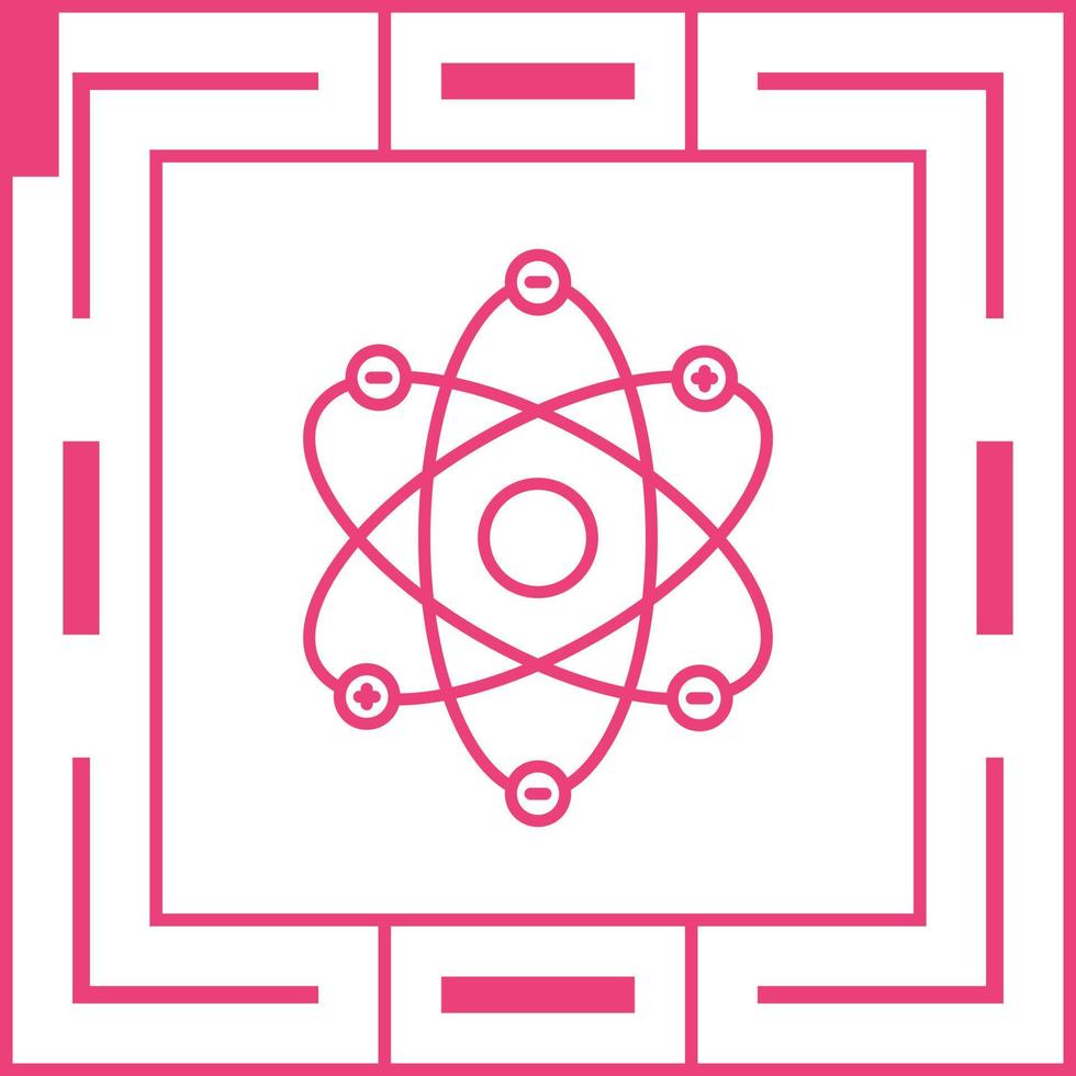 Atom Structure Vector Icon