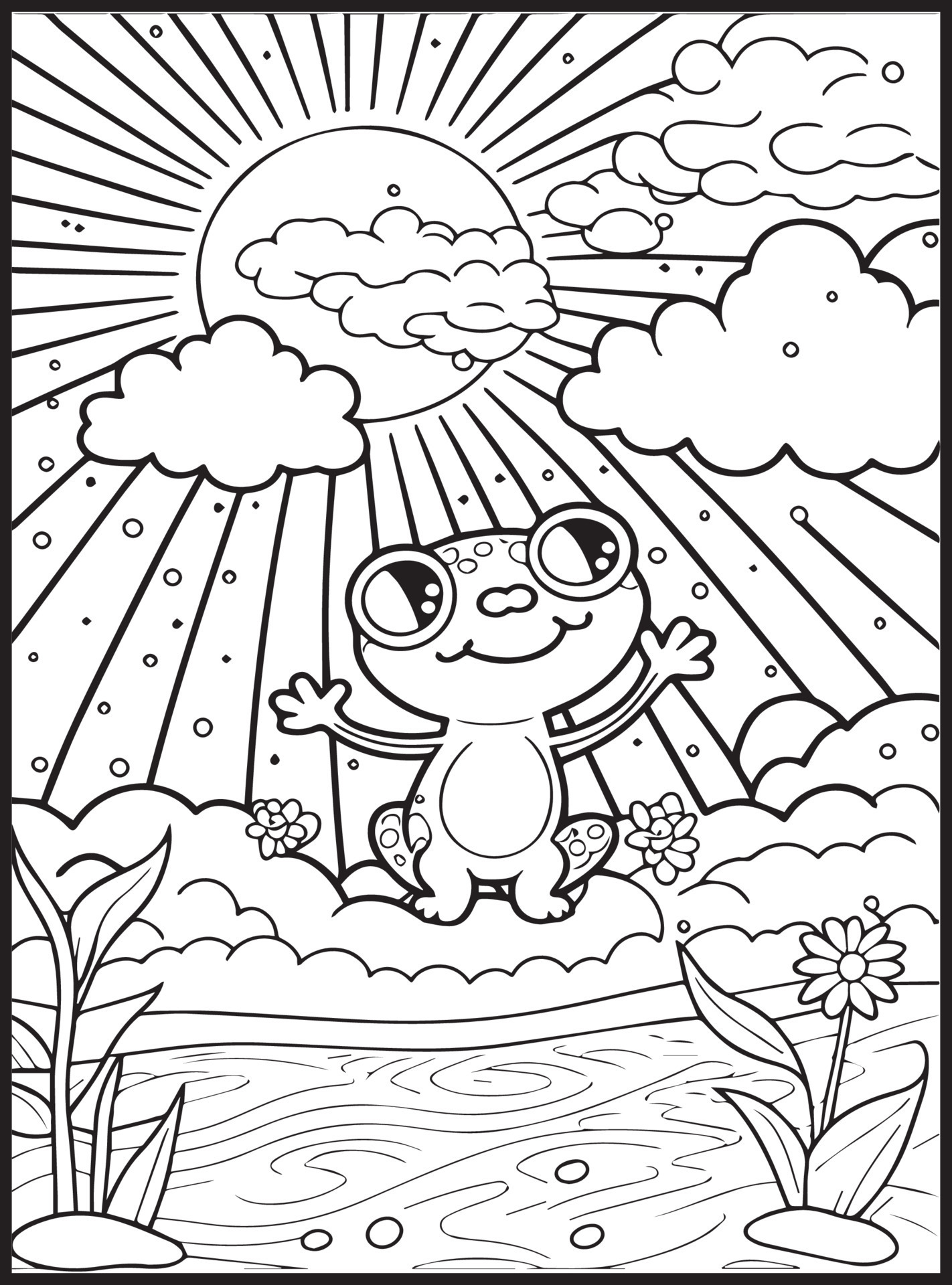 Summer Coloring Pages for Kids 23156423