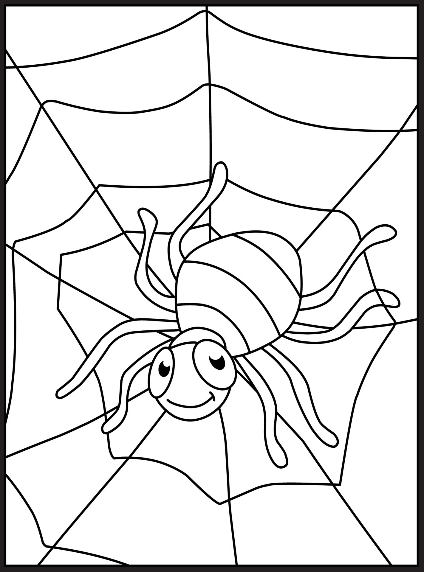Cute Bugs and Insects Coloring Pages Vector Art at Vecteezy