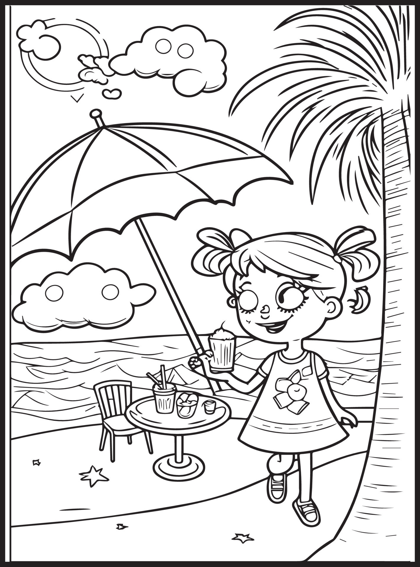 Summer Coloring Pages for Kids 23156464