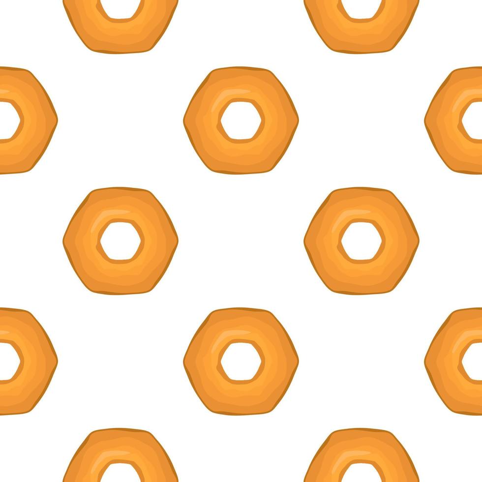 Pattern homemade cookie different taste in pastry biscuit vector