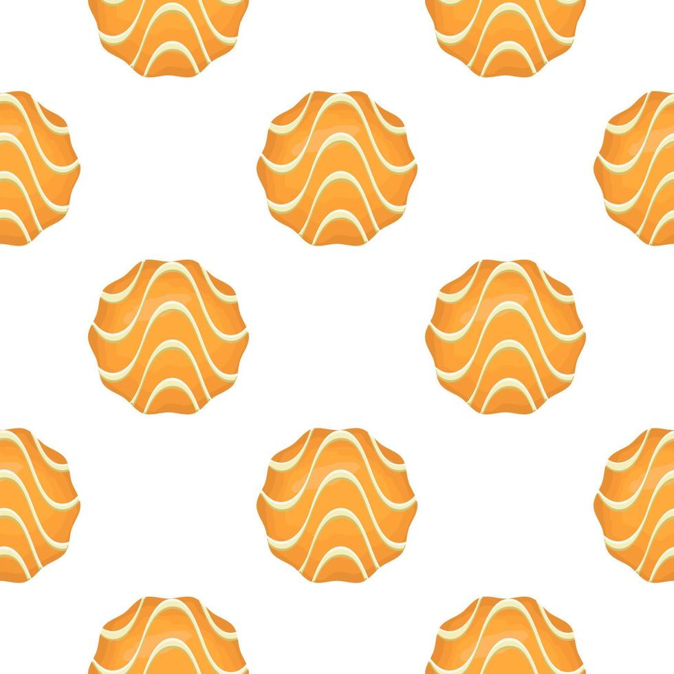 Pattern homemade cookie different taste in pastry biscuit vector