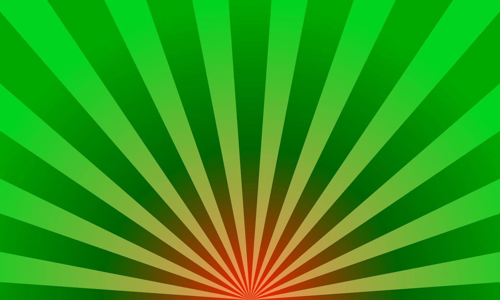 green sunburst abstract background.  japan, background, green, sun, light, sunrise, pattern, japanese, effect, beam, vector, comic, sunburst vector
